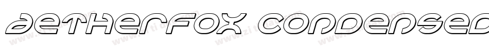 Aetherfox Condensed字体转换